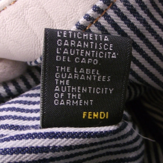 Denim Fur Striped Spy Blue