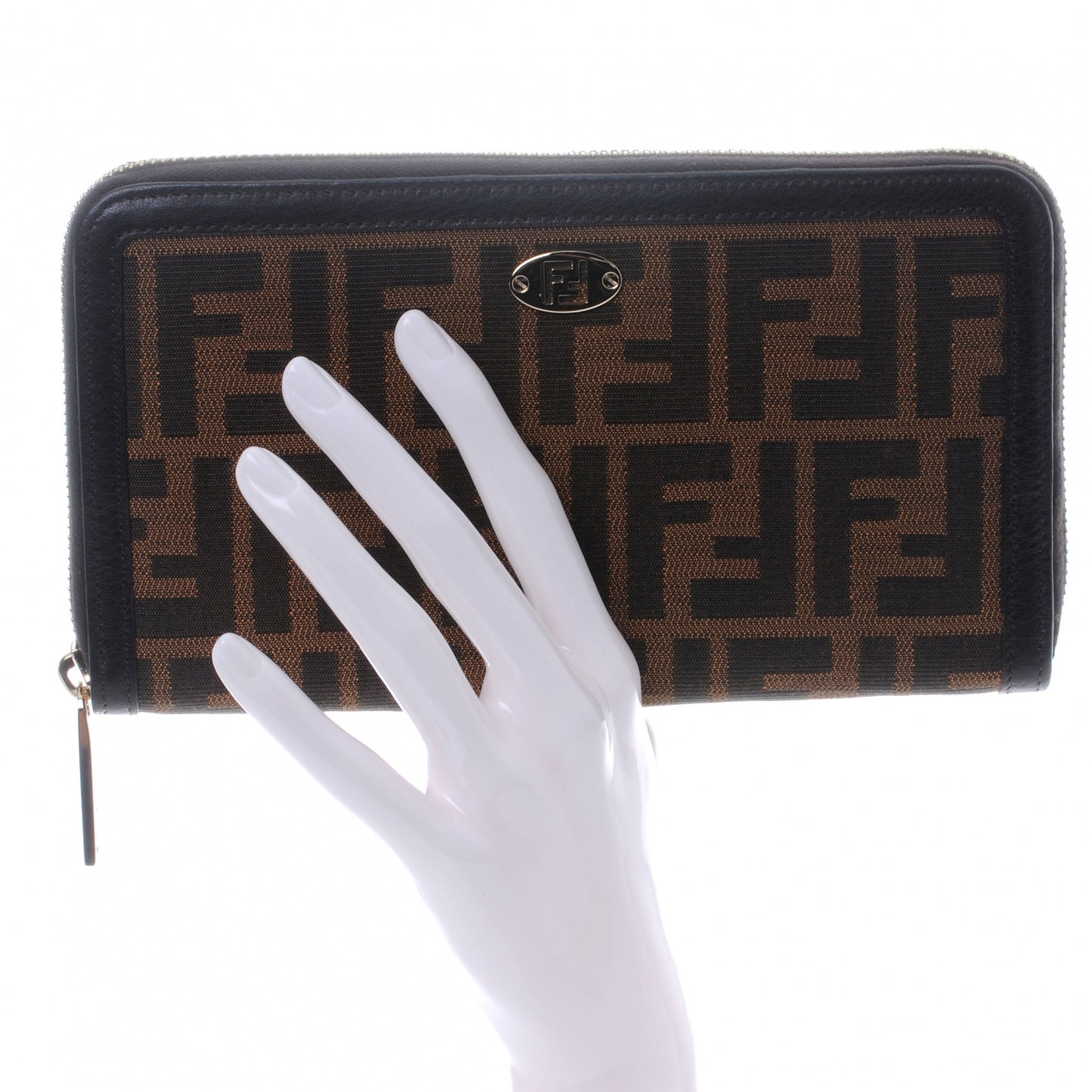 Zucca Zip Around Wallet Tobacco