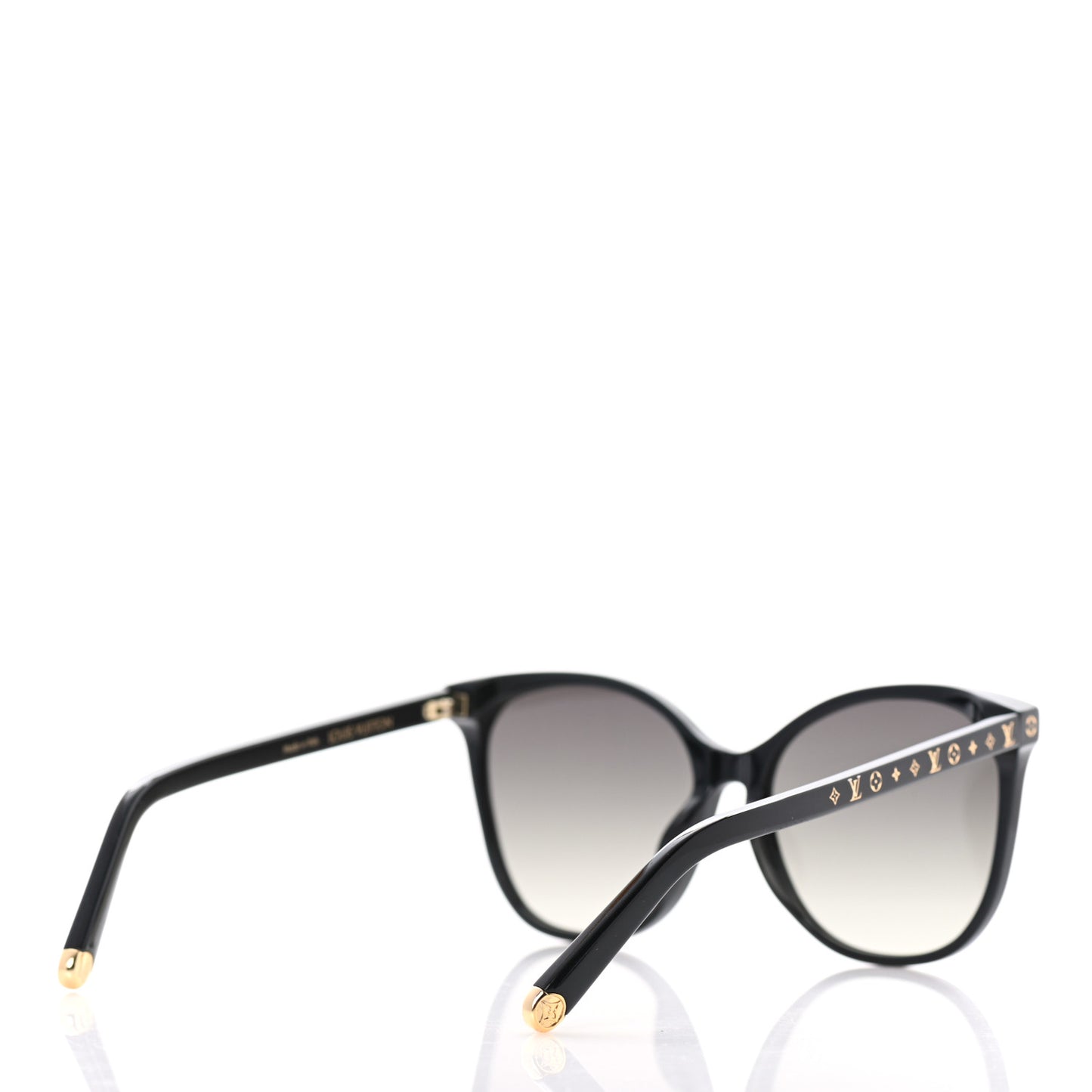 Acetate My Monogram Light Cat Eye Sunglasses Z1657E Black