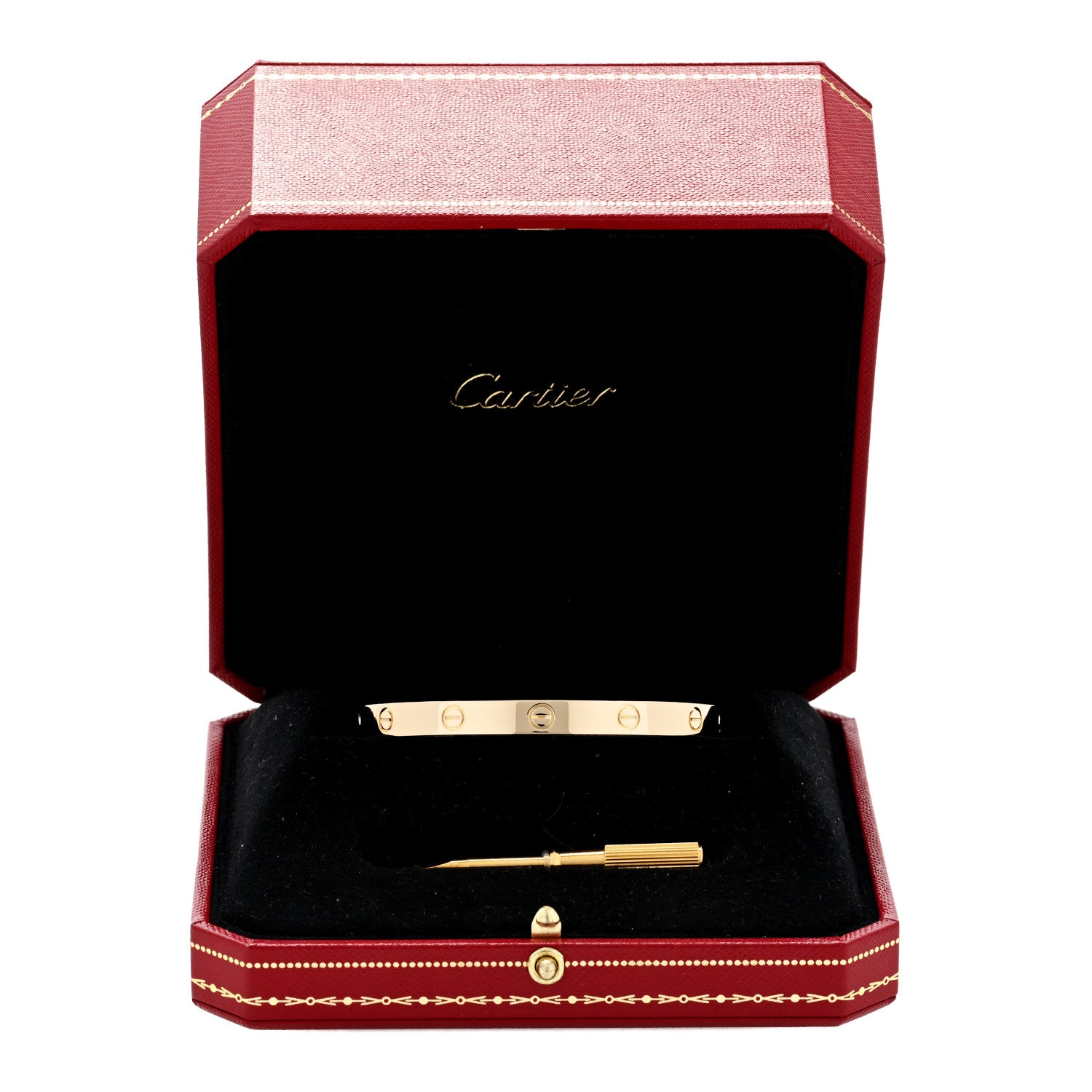 Cartier 18K Yellow Gold LOVE Bracelet 18 5 of 5