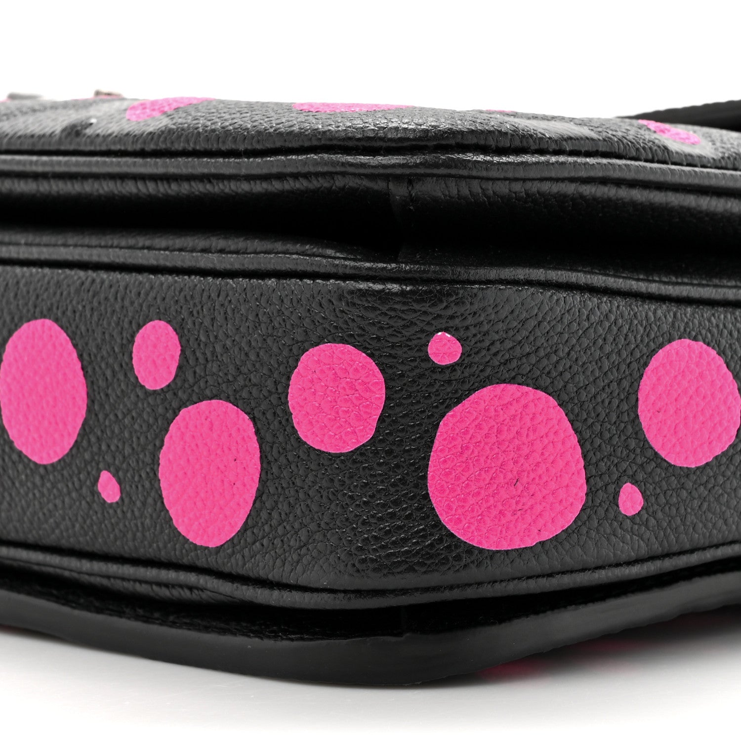 Louis Vuitton LV x YK Empreinte Monogram Giant Pochette Metis Black Fuchsia 9 of 11