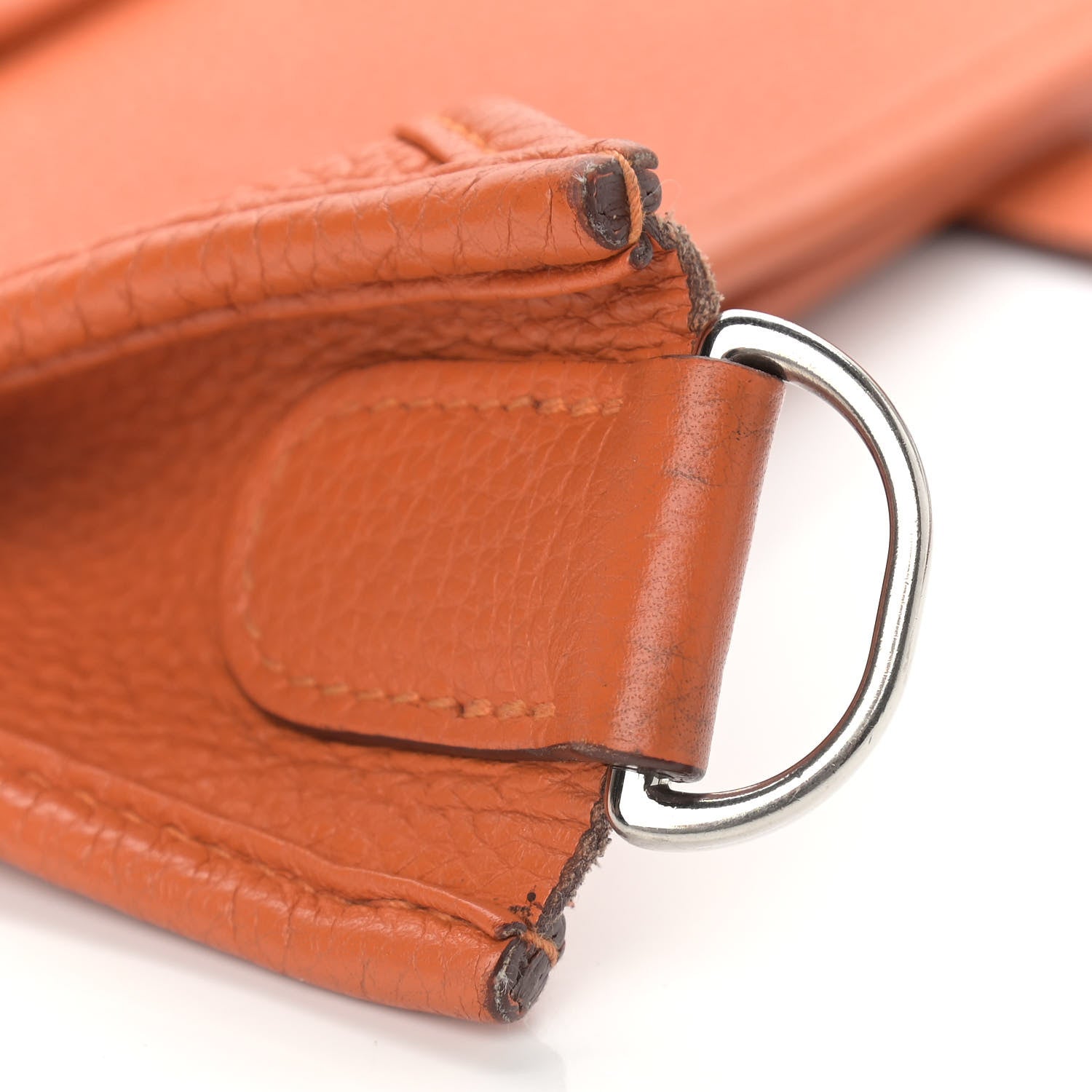 Hermes Taurillon Clemence Evelyne III PM Orange 15 of 19