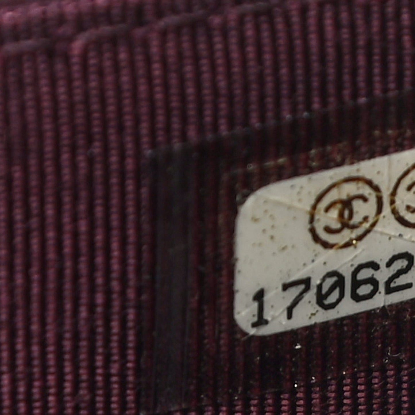 Lambskin Quilted Wallet On Chain WOC Burgundy