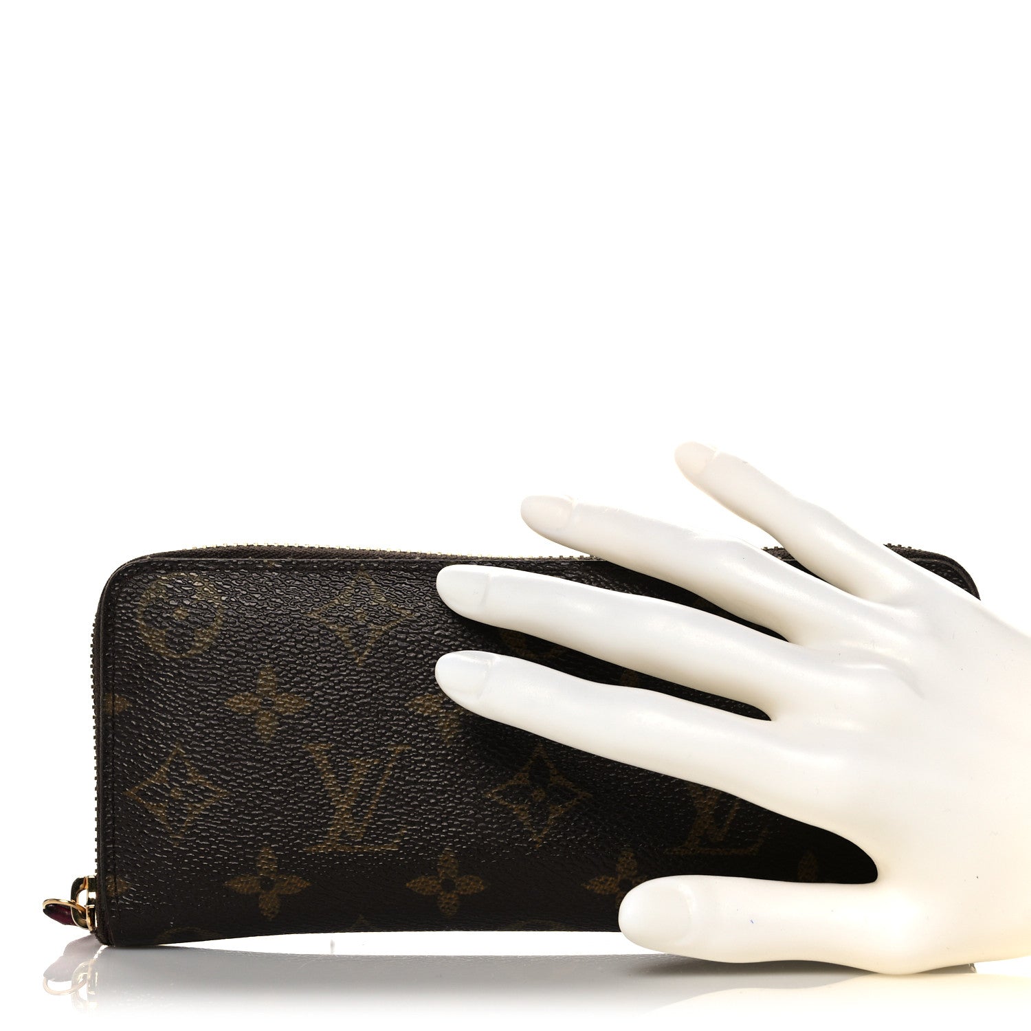 Louis Vuitton Monogram Clemence Wallet Fuchsia 2 of 16