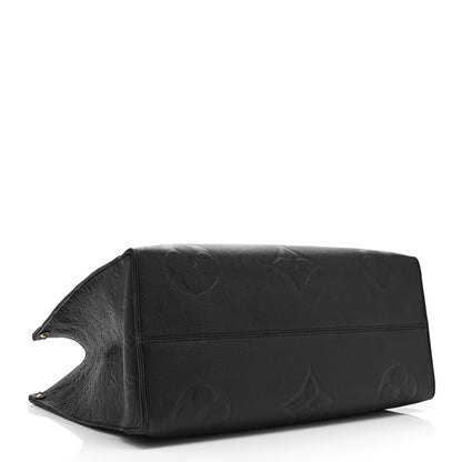 Louis Vuitton Empreinte Monogram Giant Onthego GM Black Black 4 of 10