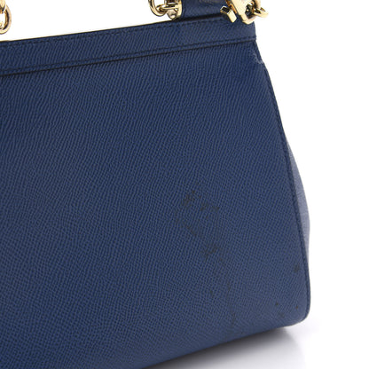 Dolce & Gabbana Dauphine Small Miss Sicily Satchel Royal Blue 12 of 14