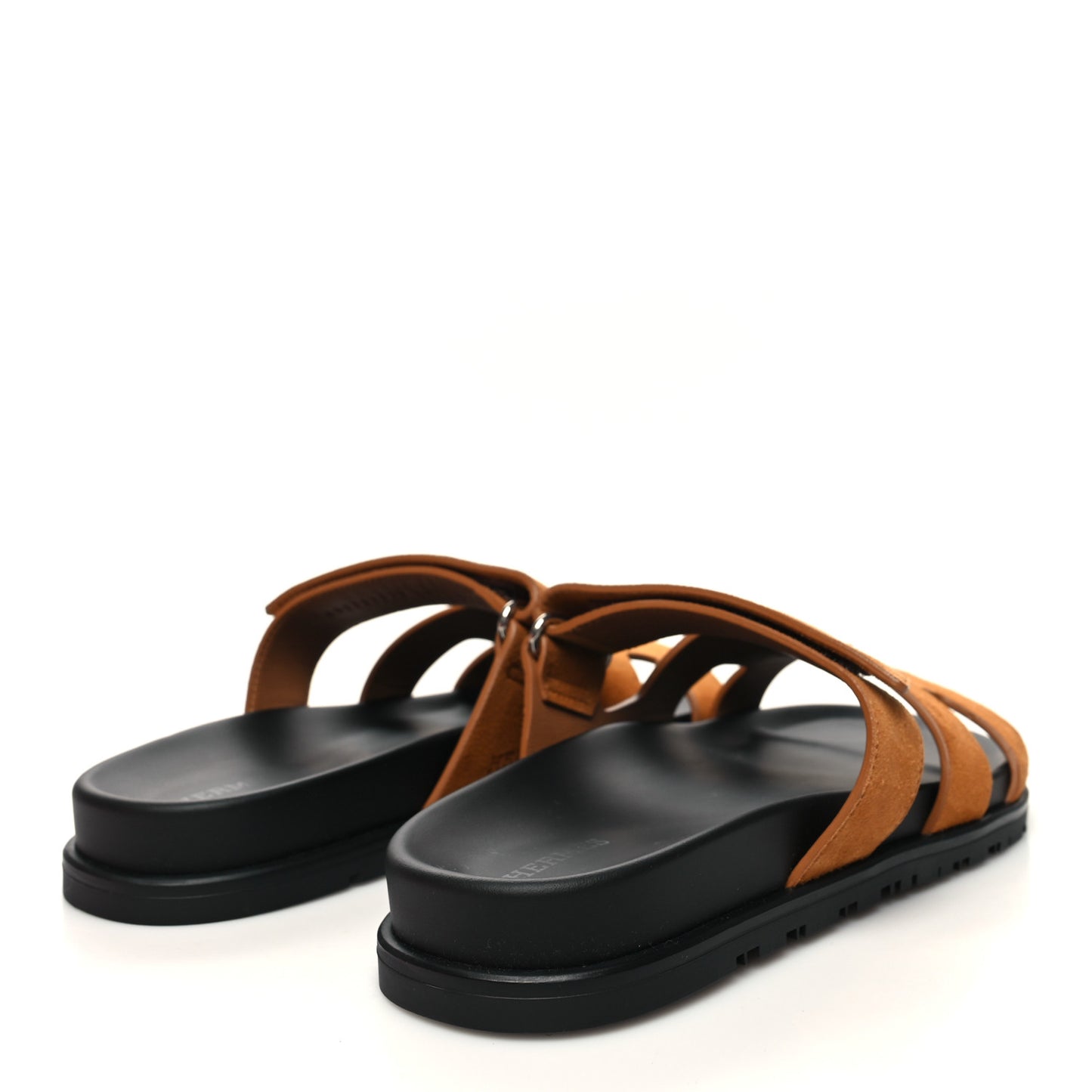 Suede Goatskin Womens Chypre Sandals 39 Natural