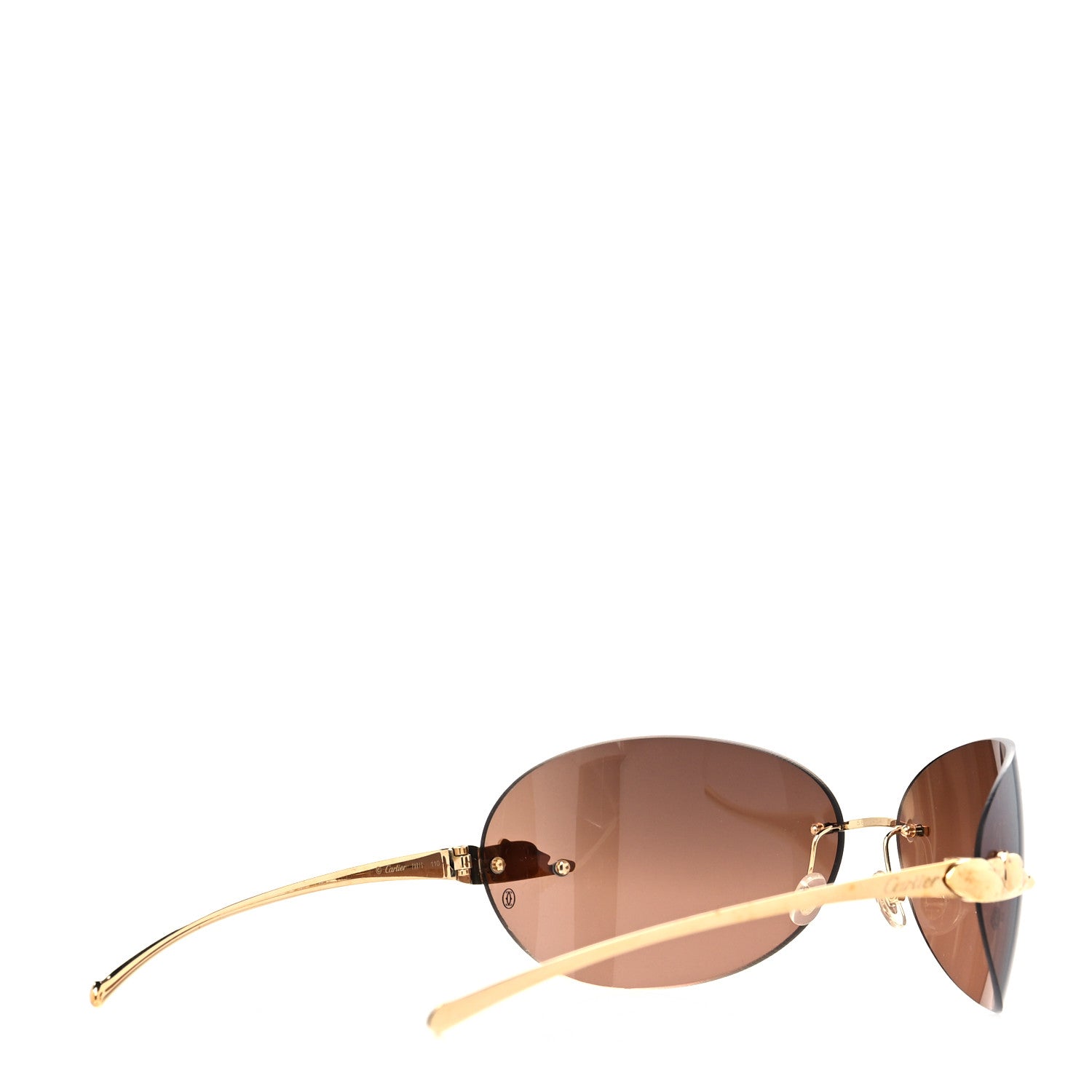 Cartier Panthere De Cartier Sunglasses Gold 4 of 7