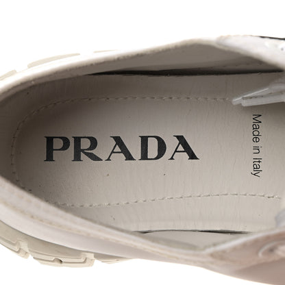 Prada Re-Nylon Gabardine Triangle Logo Double Wheel 50mm Sneakers 36.5 White 7 of 9