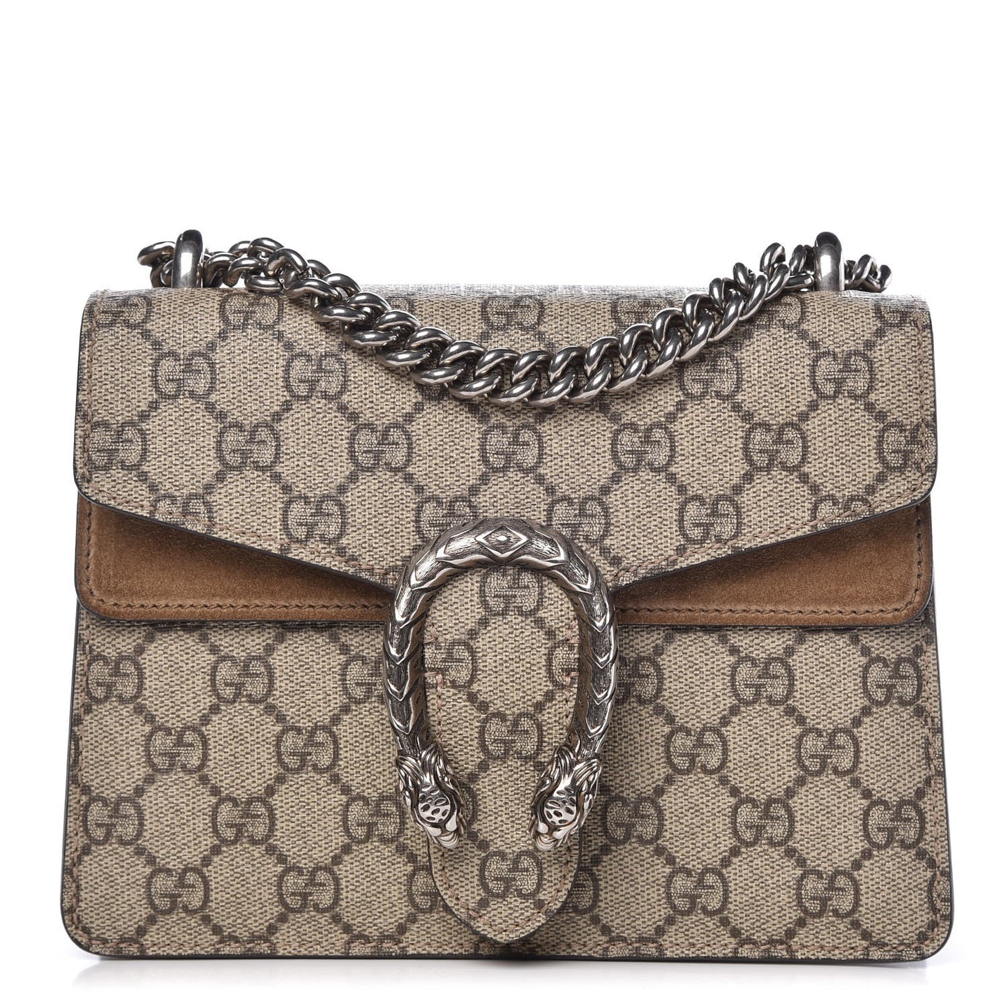 GG Supreme Monogram Mini Dionysus Shoulder Bag Taupe