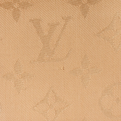 Louis Vuitton Silk Wool Monogram Shawl Dune 4 of 7