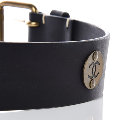 Chanel Calfskin Belt 80 32 Black 10 of 10