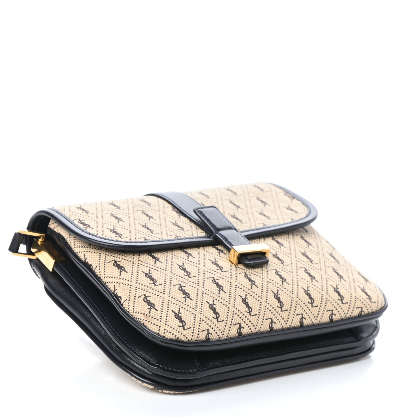 Canvas Small Le Monogramme Satchel Beige Black