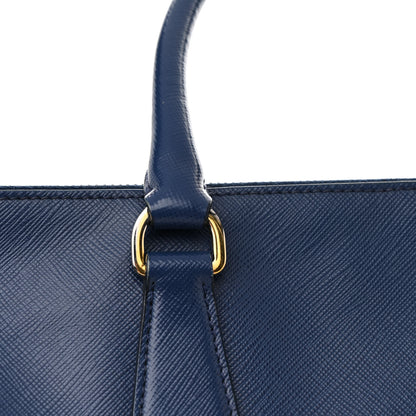 Prada Saffiano Lux Large Galleria Double Zip Tote Bluette 23 of 28