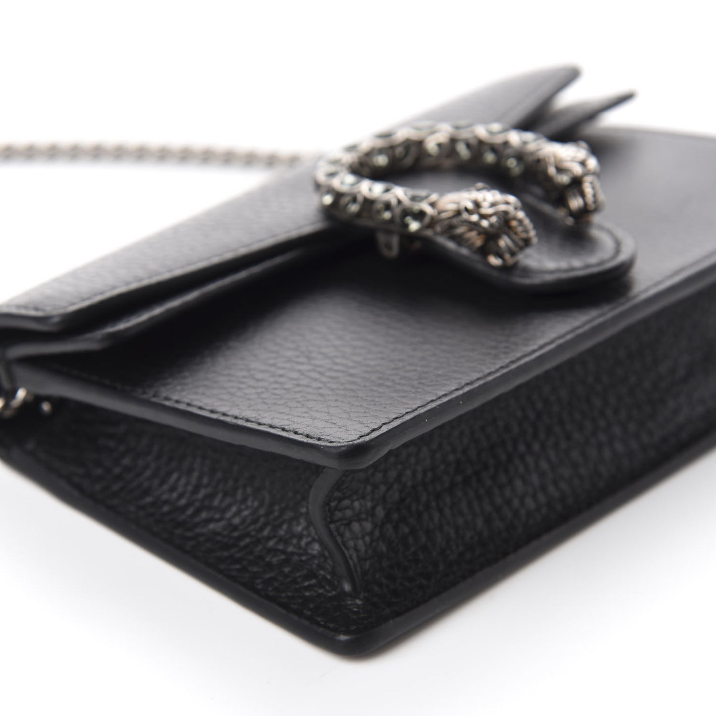 Calfskin Super Mini Dionysus Shoulder Bag Black