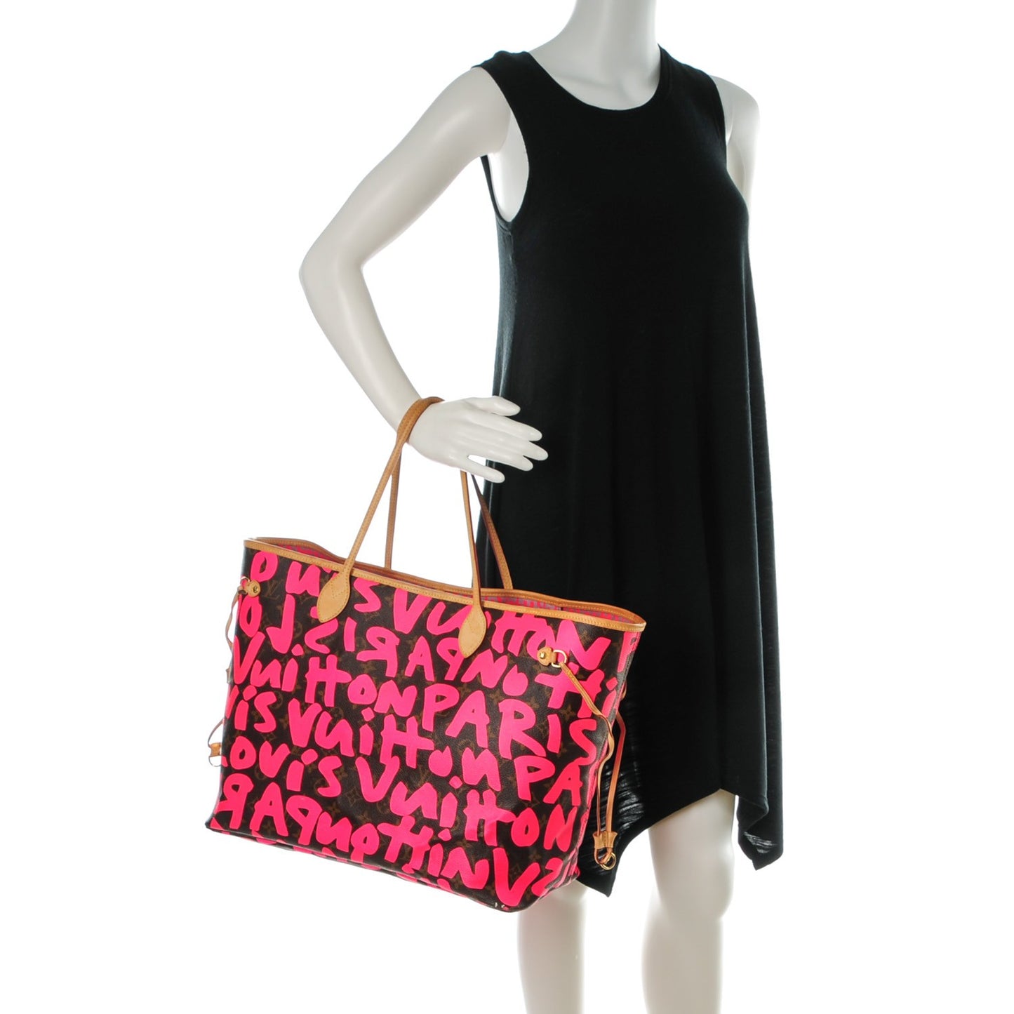 Monogram Graffiti Neverfull GM Fuchsia