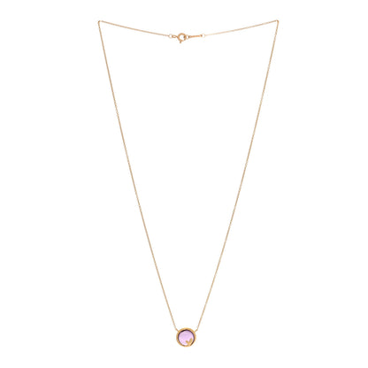 Tiffany 18K Yellow Gold Amethyst Paloma Picasso Olive Leaf Pendant Necklace 3 of 5
