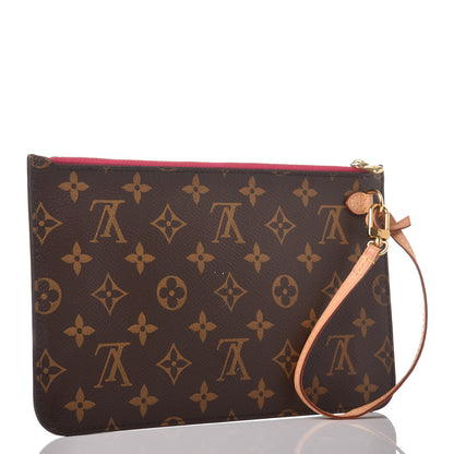 Louis Vuitton Monogram Neverfull MM GM Pochette Pivoine 4 of 9