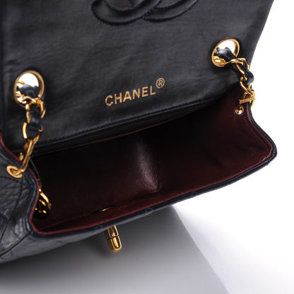Chanel Lambskin Quilted Mini Square Flap Black 5 of 10
