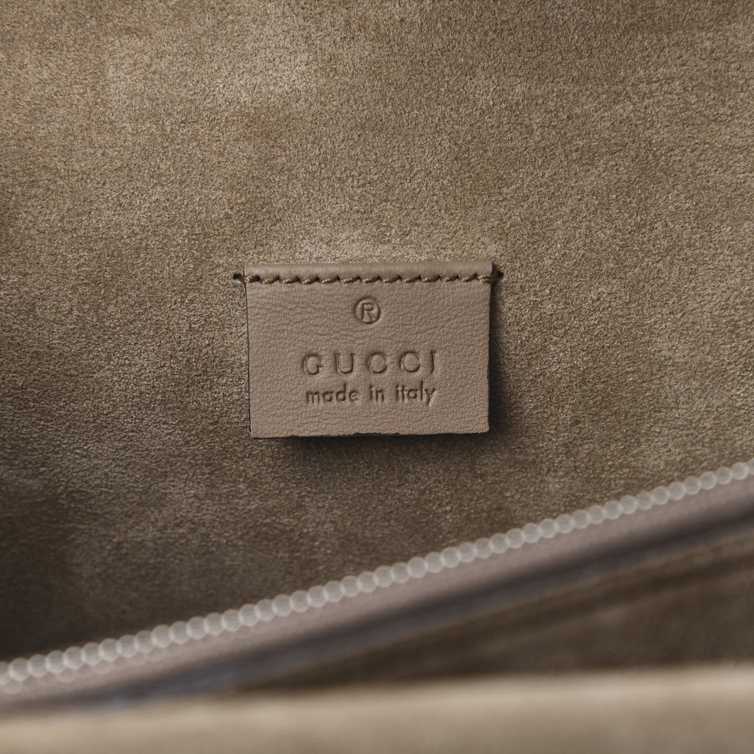 Gucci GG Supreme Monogram Medium Dionysus Shoulder Bag Taupe 6 of 11