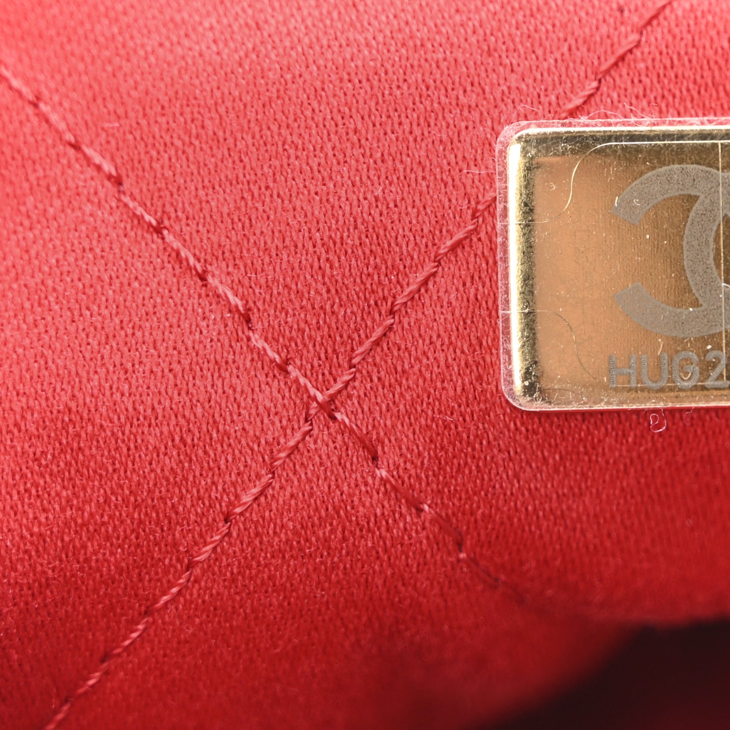 Shiny Calfskin Quilted Small Chanel 22 Red