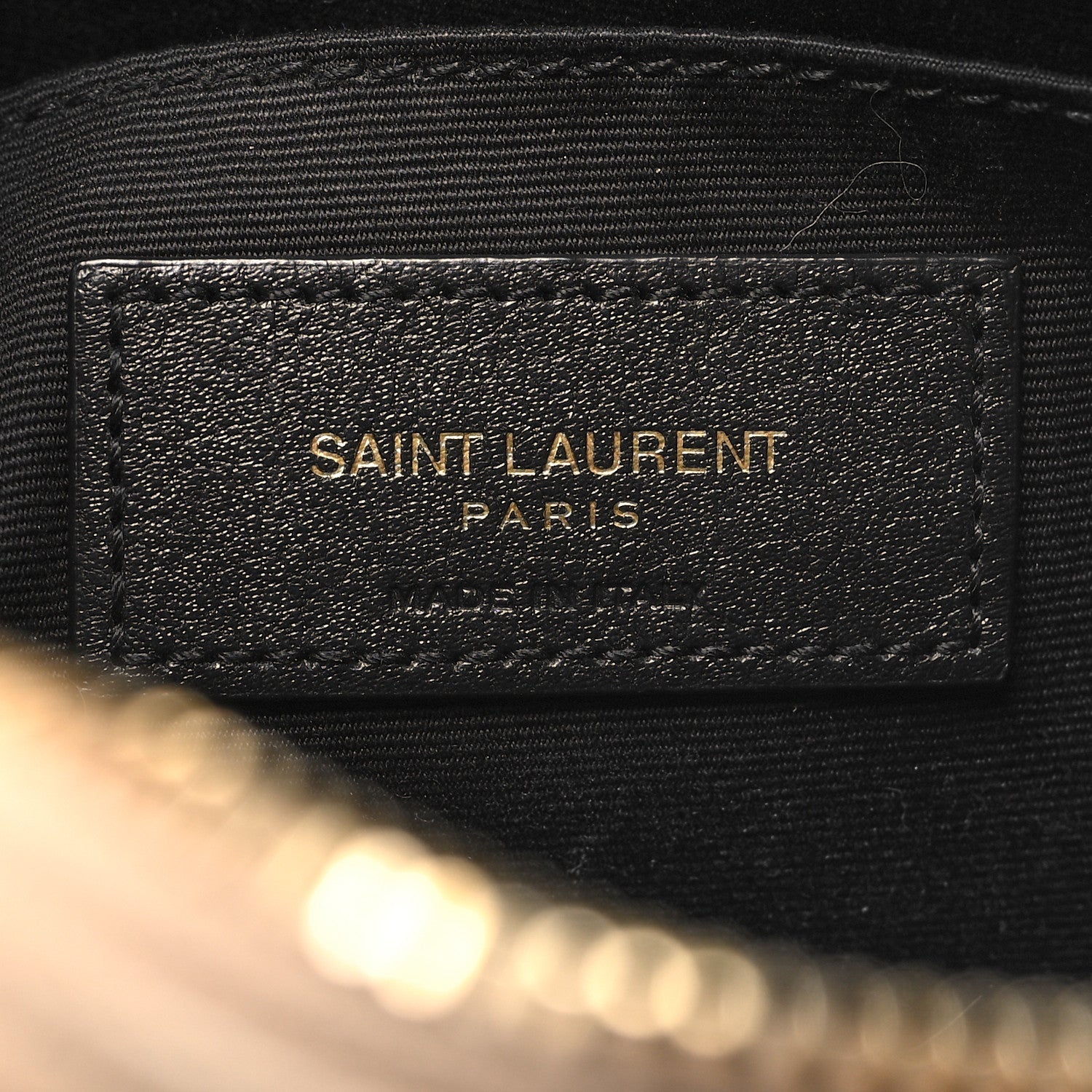 Saint Laurent Calfskin Matelasse Monogram Lou Camera Bag Dark Beige 6 of 10