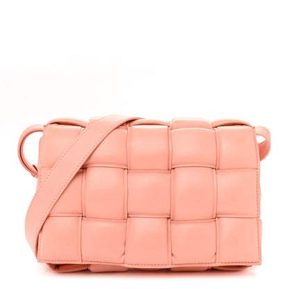 Bottega Veneta Nappa Maxi Intreccio Padded Cassette Crossbody Bag Peachy 1 of 13