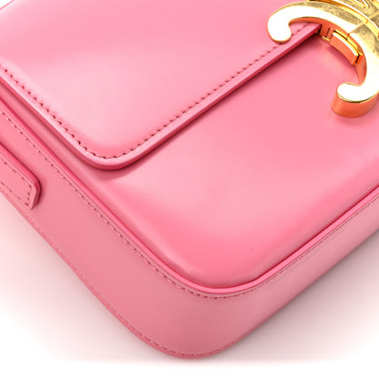Celine Shiny Calfskin Triomphe Flamingo 12 of 14