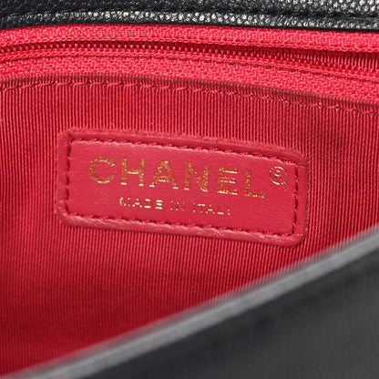 Chanel Caviar Quilted Small Fashion Therapy Flap Bag Navy Blue 6 of 10