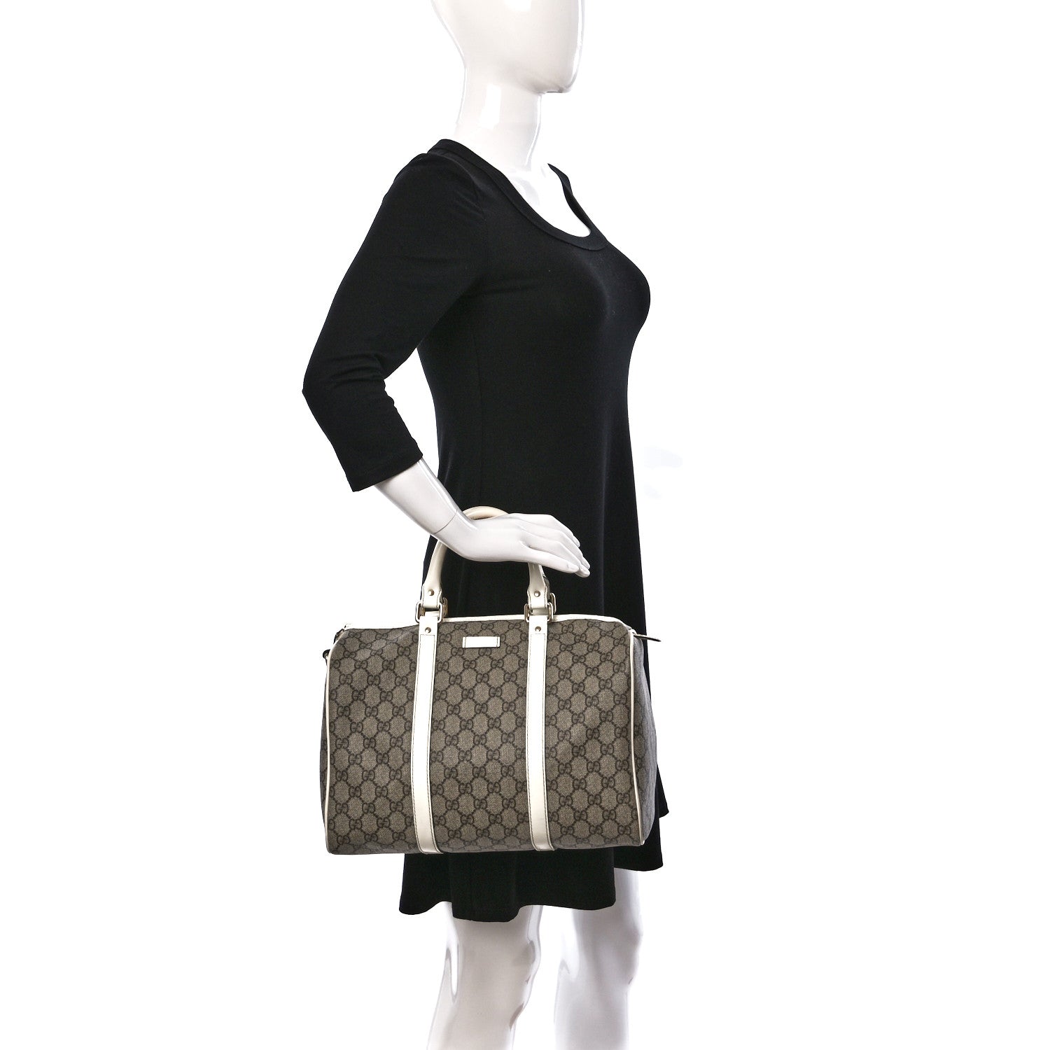 Gucci GG Plus Monogram Medium Joy Boston Off White 2 of 9