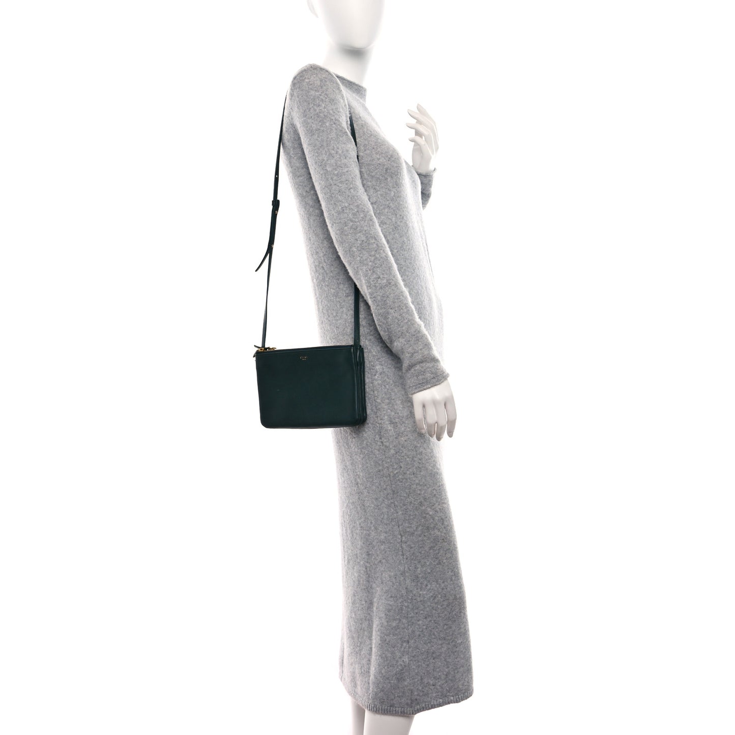 Lambskin Small Trio Crossbody Bag Amazone