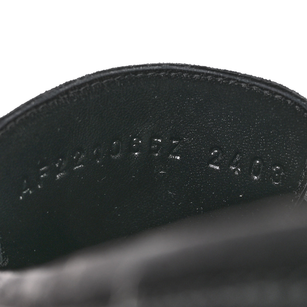 Suede Goatskin Paris Loafers 36 Black