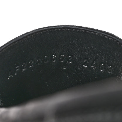 Hermes Suede Goatskin Paris Loafers 36 Black 9 of 10