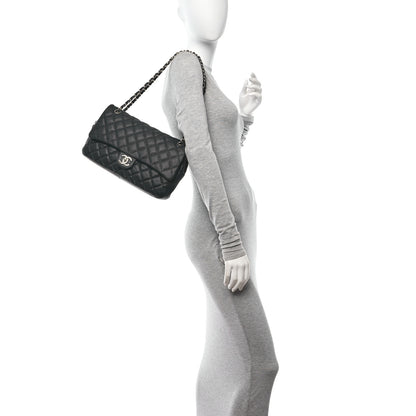 Chanel Caviar Quilted Jumbo Easy Flap Black 2 of 11
