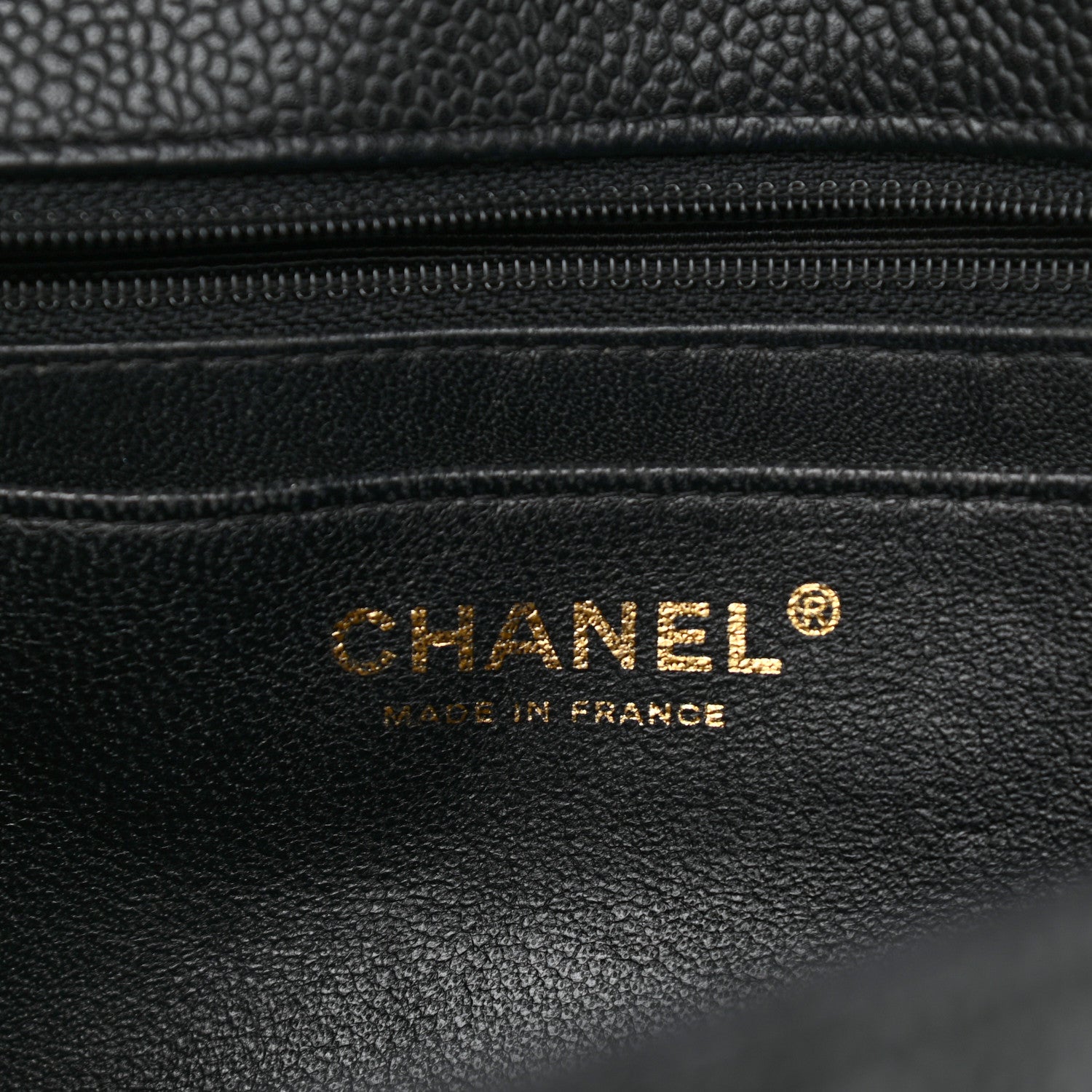 Chanel Caviar Quilted Jumbo Single Flap Black 5 of 14