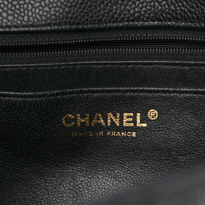 Chanel Caviar Quilted Jumbo Single Flap Black 5 of 14