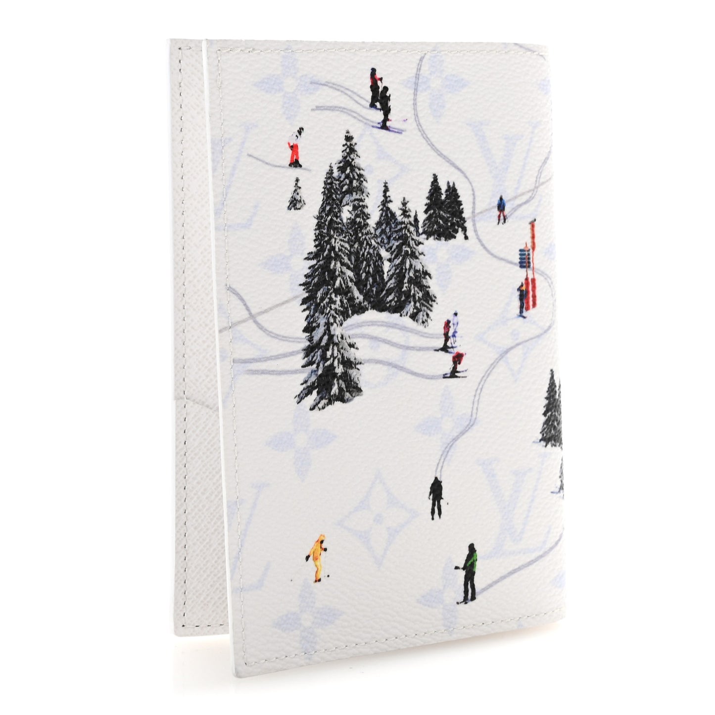 Monogram Sports Passport Cover Ski White