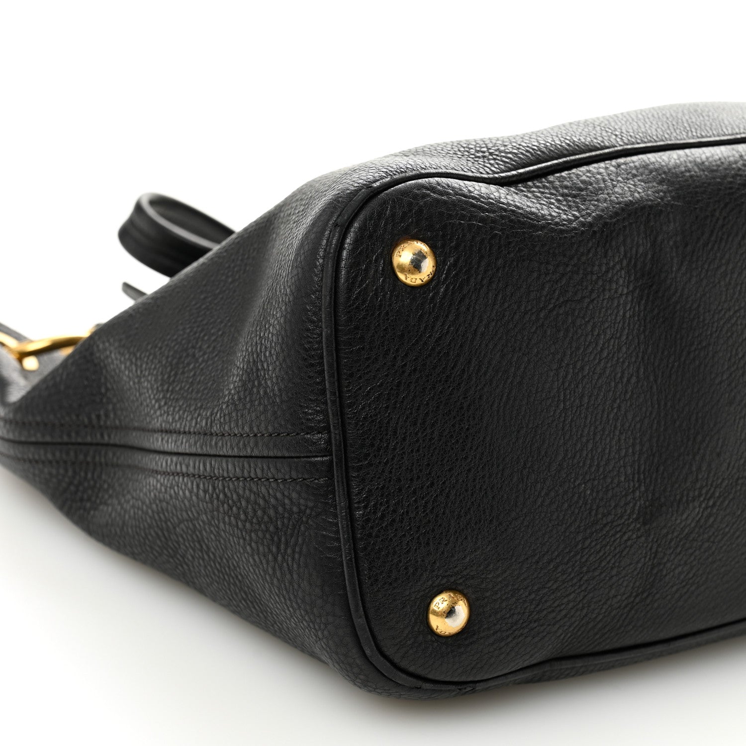 Prada Vitello Daino Hobo Black 10 of 12