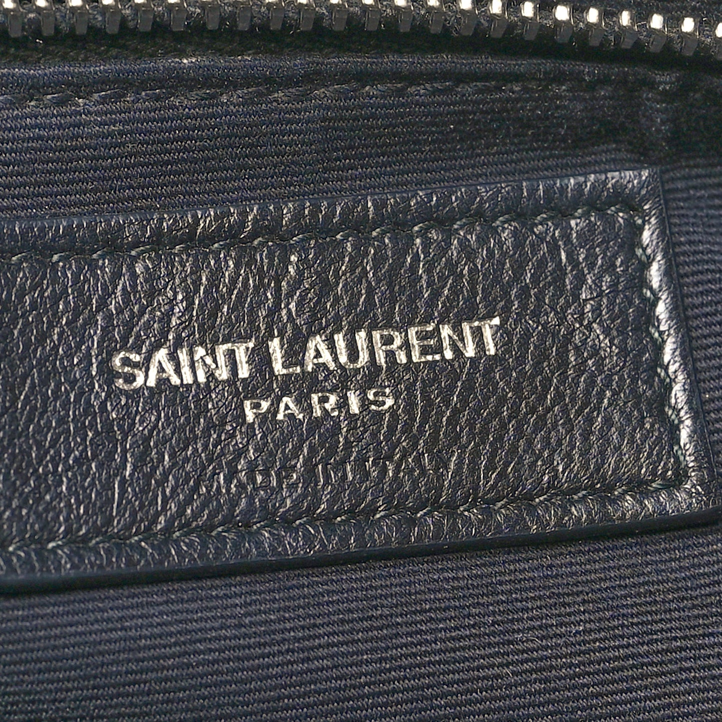 Calfskin Y Quilted Monogram Large Loulou Chain Satchel Black
