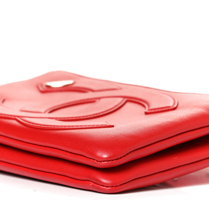 Chanel Lambskin CC Mania Waist Belt Bag Red 6 of 10