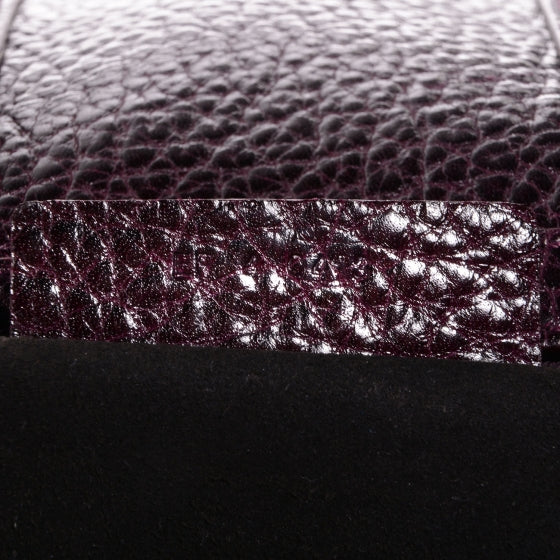 Givenchy Glazed Pebbled Calfskin Mini Lucrezia Aubergine 8 of 10