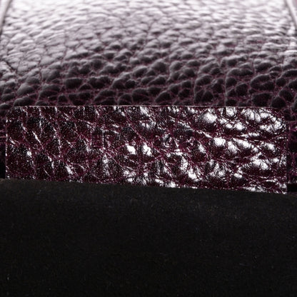 Givenchy Glazed Pebbled Calfskin Mini Lucrezia Aubergine 8 of 10