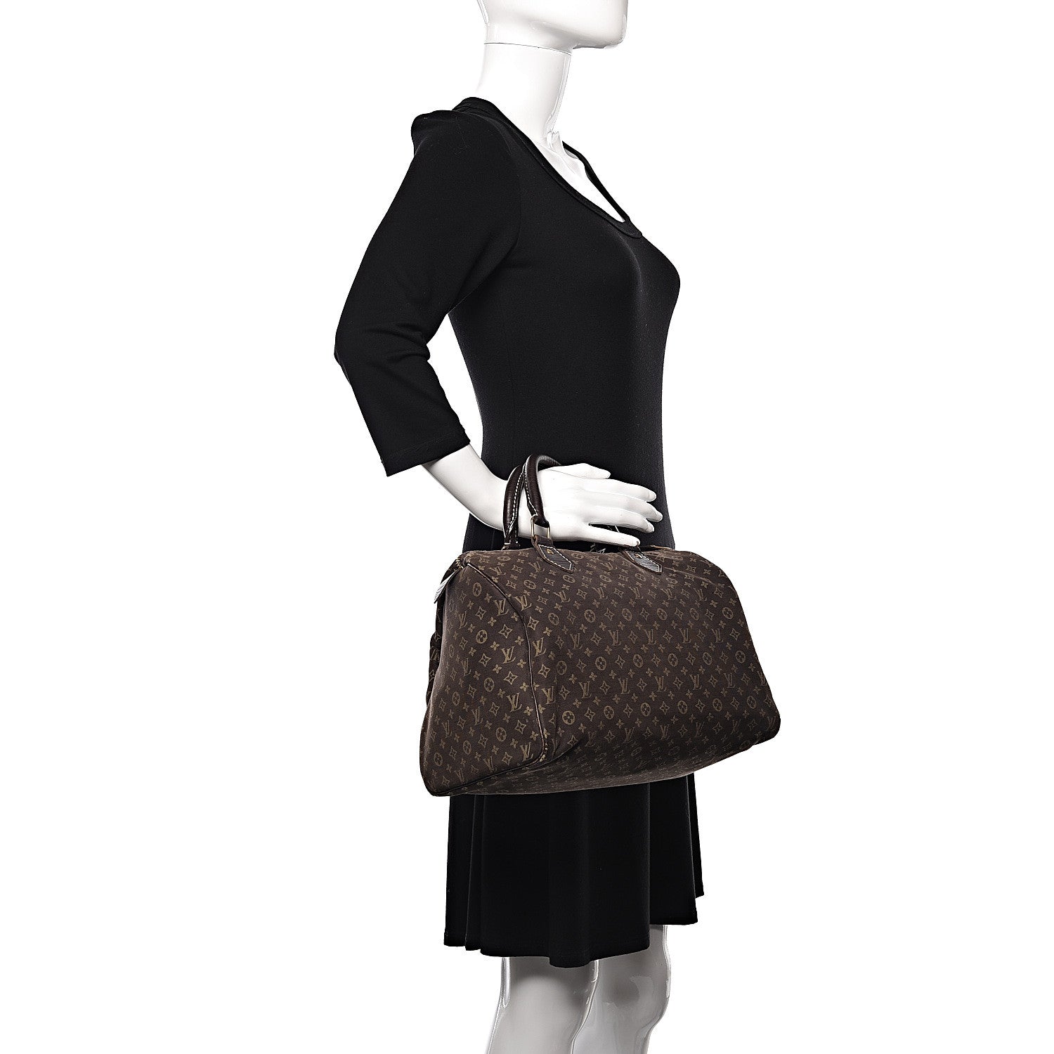Louis Vuitton Mini Lin Speedy 30 Ebene 2 of 12