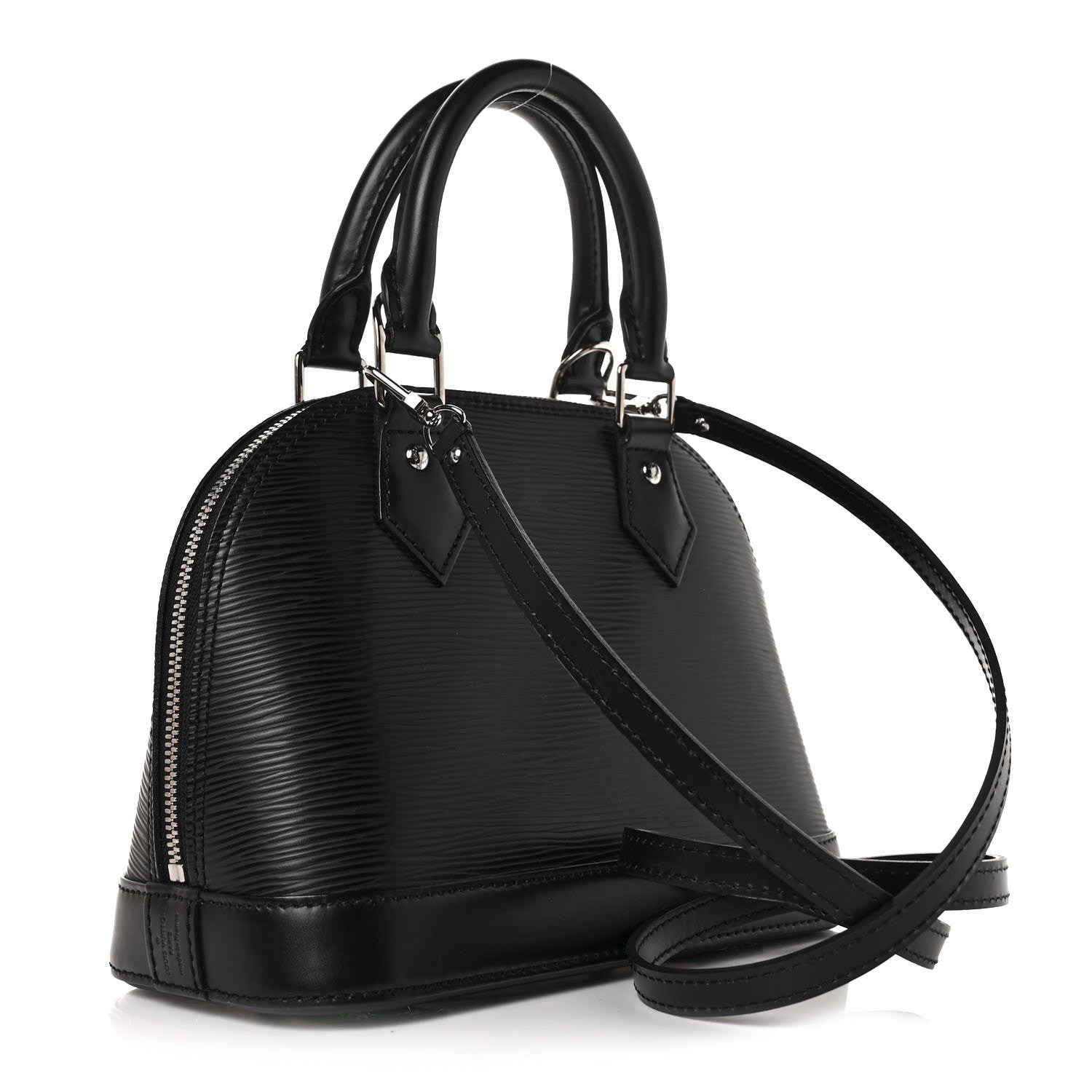Louis Vuitton Epi Alma BB Black 3 of 8