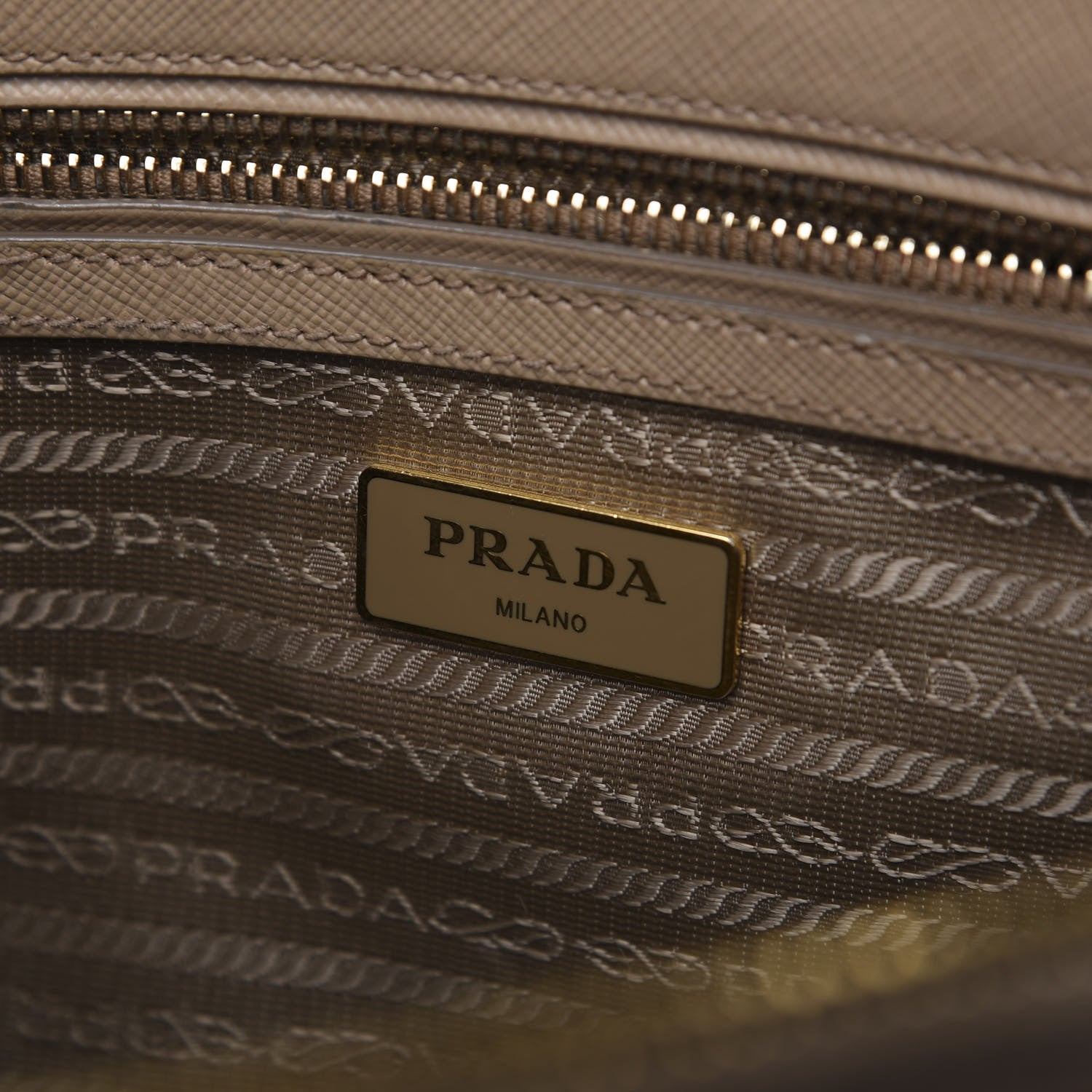Prada Saffiano Small Galleria Double Zip Tote Sabbia 5 of 10