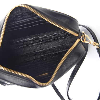 Prada Saffiano Small Camera Crossbody Bag Black 5 of 9