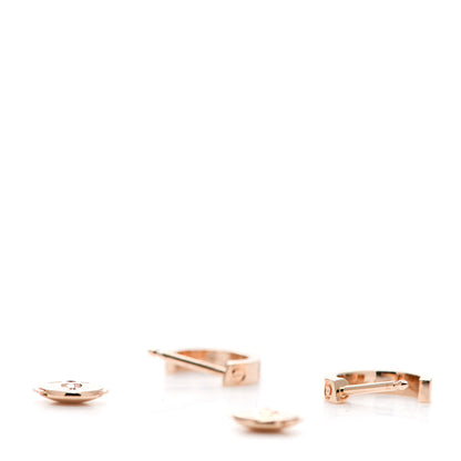 Cartier 18K Pink Gold Small LOVE Hoop Earrings 3 of 6