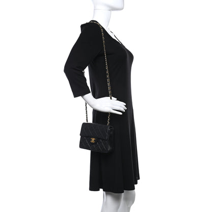 Chanel Lambskin Quilted Mini Square Flap Black 2 of 9