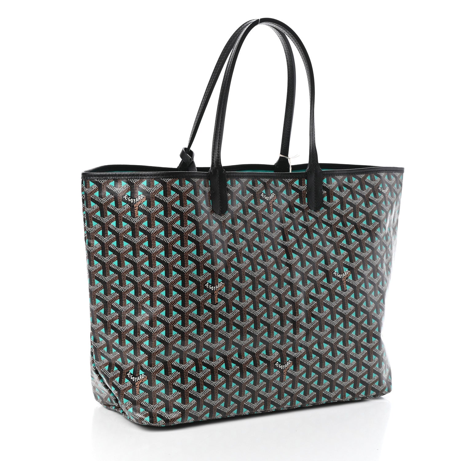 Goyard Goyardine Saint Louis Claire Voie PM Black Blue 3 of 9