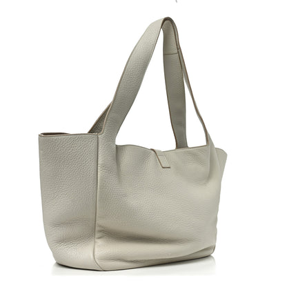 Saint Laurent Grained Deerskin Bea Tote Blanc Vintage 3 of 10